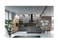 Cucina altri colori moderna con penisola Prima cucine Noah a soli 4560