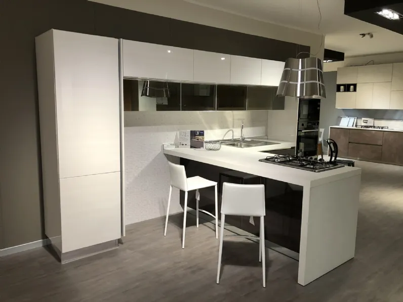 Cucina con penisola Replay di Stosa Cucine Offerta Outlet