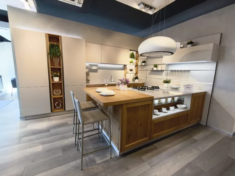 CUCINA con penisola Veneta cucine Milano SCONTATA 53%