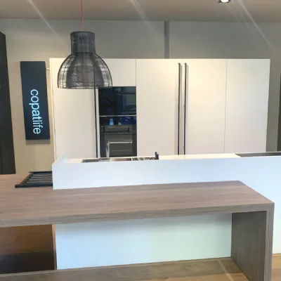 Cucina bianca design con isola Copat cucine Copat 31 a soli 9800 Euro