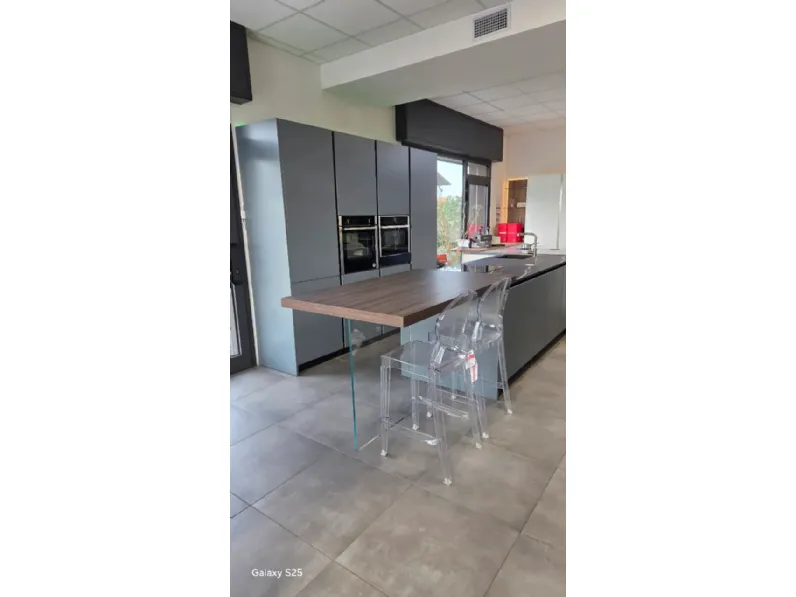 Cucina con isola design grigia Copat cucine Copatlife a soli 16585 Euro