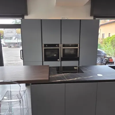 Cucina Copat cucine design con isola grigia in laccata Copatlife
