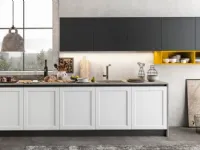Cucina Arredo3 country lineare bianca in laccata Mhid_maiocchi
