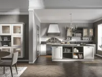 Cucina Olimpia country bianca lineare Home cucine scontata 30%