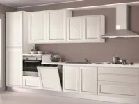 Cucina Creo Kitchens Selma gola Moderna Legno bianca