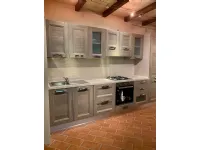 Cucina Creo moderna lineare altri colori in laminato materico Mya tabacco