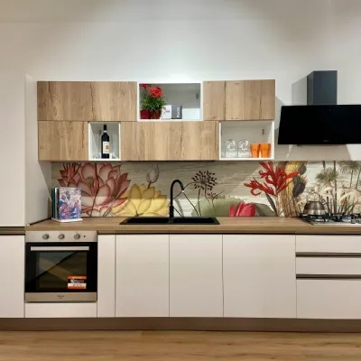 Cucina a PREZZI OUTLET in laminato opaco Creo -34%
