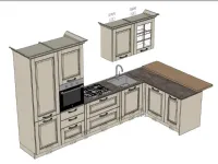 Cucina altri colori classica ad angolo Cucina asolo Arredo3 a soli 8540 Euro