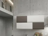 Cucina Cucina clio cubotti moderna grigia Munari lineare scontata 30%