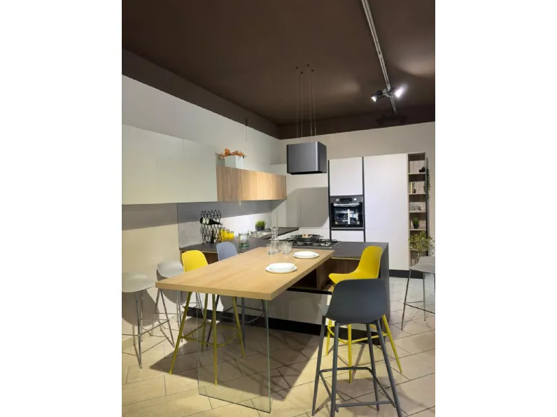 Cucina Cucina colombini artec modello linea con penisola Artec con un ribasso imperdibile