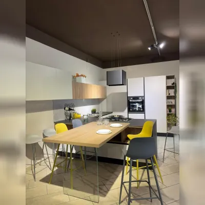 Cucina Cucina colombini artec modello linea con penisola Artec con un ribasso imperdibile