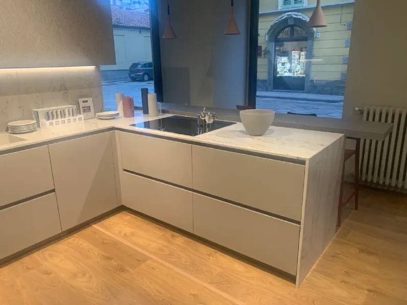 Cucina con penisola design tortora Copat cucine Cucina copat a soli 13500 Euro