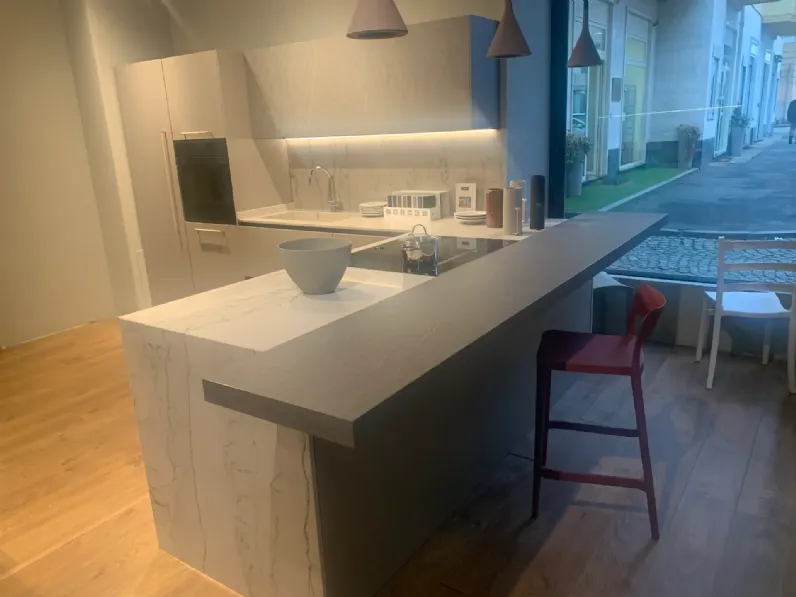 Cucina con penisola design tortora Copat cucine Cucina copat a soli 13500 Euro