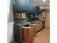 Cucina lineare in legno a prezzo ribassato 52%