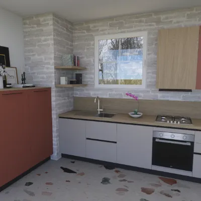 Cucina Cucina kali composizione 16 di Arredo3 in Offerta Outlet -40%