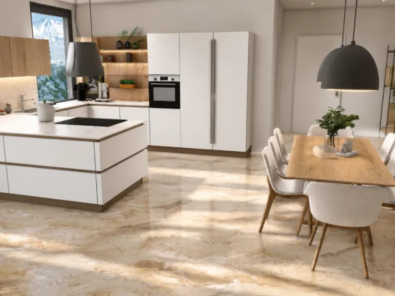 Cucina Cucina kali composizione 20 con penisola Arredo3 con un ribasso imperdibile