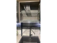 Cucina grigia industriale lineare Cucina Artigianale scontata