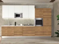 Cucina a PREZZI OUTLET in melaminico Md work -55%