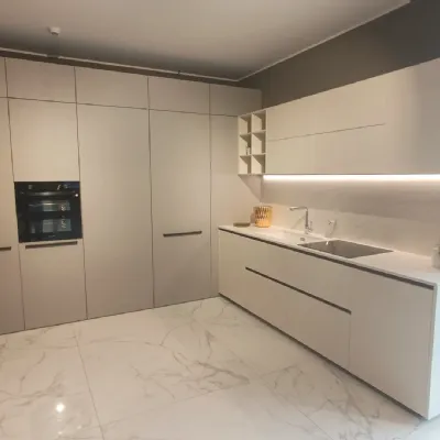 Cucina Cucina maxima 2.0 moderna bianca Cesar ad angolo scontata 50%