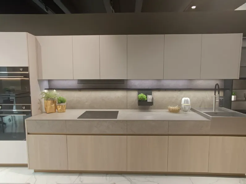 Cucina lineare in laminato opaco altri colori Cucina maxima 2.2 a prezzo ribassato