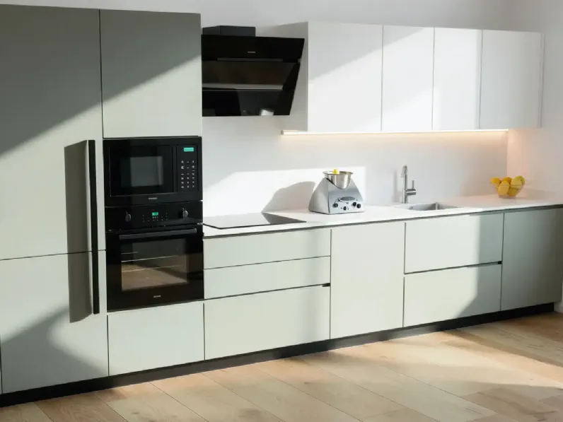 Cucina Cucina oasi 01 moderna bianca Artigianale lineare scontata 27%
