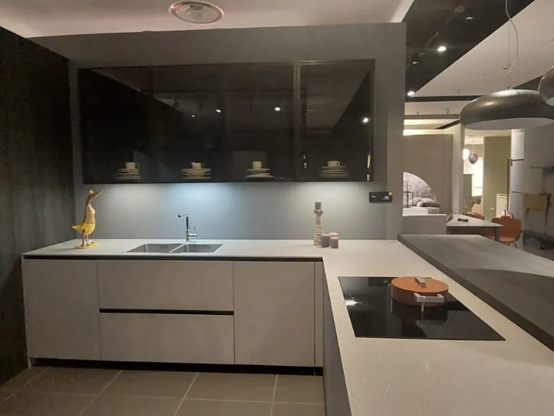 Cucina moderna ad angolo Cucina step Arrital a prezzo scontato