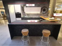 Cucina con penisola in hpl altri colori Cucina time black rock a prezzo ribassato