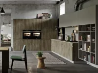 Cucina Cucine store moderna ad angolo altri colori in laminato materico Lignea