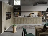 Cucina Cucine store moderna ad angolo altri colori in laminato materico Lignea