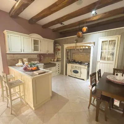 Cucina altri colori classica con penisola Collezione esclusiva Cv 634 cucina clara-perimetro a soli 19900�