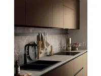 Cucina Davidson moderna rovere moro lineare Colombini casa