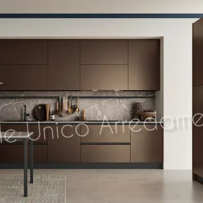 Cucina Davidson moderna rovere moro lineare Colombini casa