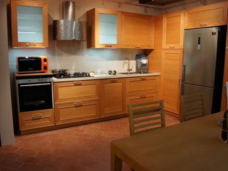 Cucina Del tongo Capalbio rovere cherry  OFFERTA OUTLET