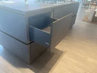 Cucina Delinea  design grigio ad isola Scavolini