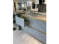 Cucina Delinea  design grigio ad isola Scavolini