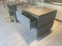 Cucina Delinea  design grigio ad isola Scavolini