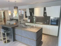 Cucina Delinea  design grigio ad isola Scavolini