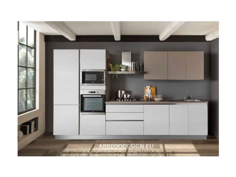 Cucina altri colori moderna lineare Delizia Net cucine a soli 3450 Euro