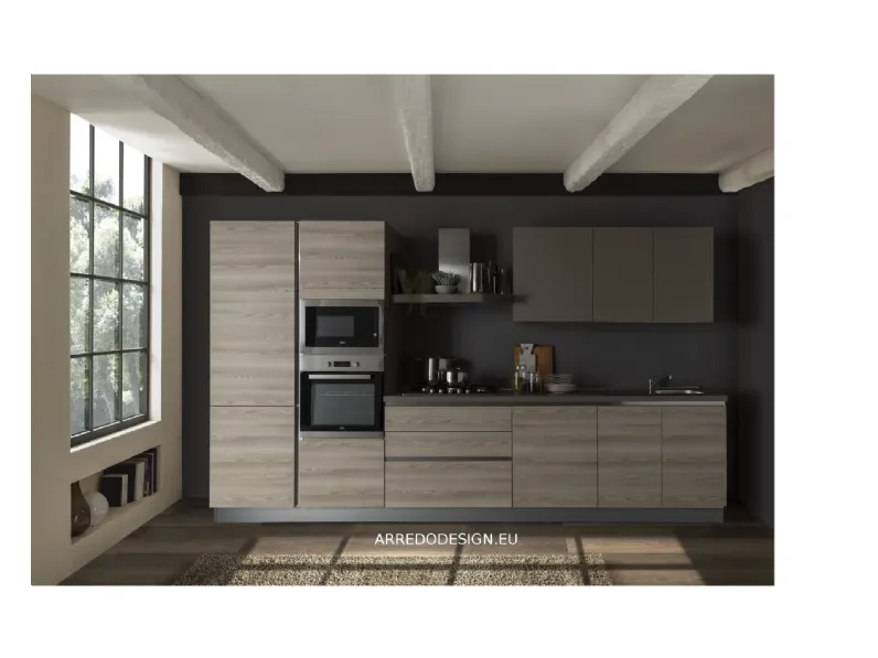 Cucina lineare moderna altri colori Net cucine Delizia a soli 3455 Euro