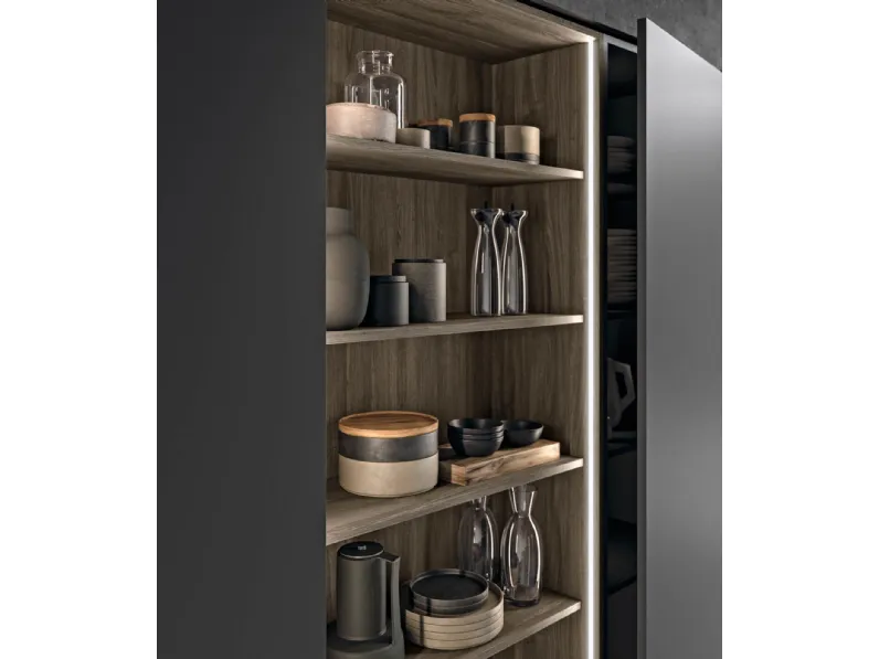 Cucina a prezzo scontato con isola design Anta 1 Antares