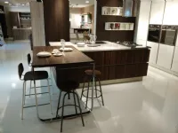 Cucina design ad isola Veneta Cucine Ri-flex Oyster a prezzo scontato