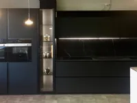 Cucina modello Atelier black new fenix - paolo biordi designer Artigianale PREZZO SCONTATO 43%