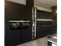 Cucina modello Atelier black new fenix - paolo biordi designer Artigianale PREZZO SCONTATO 43%