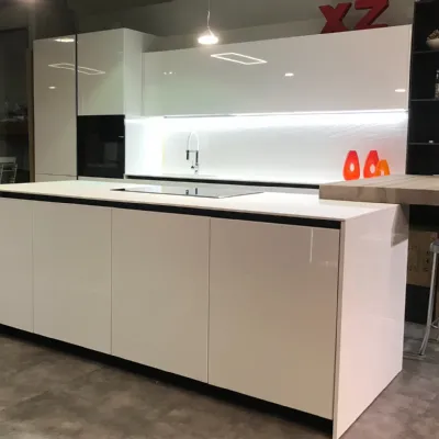 Cucina Atelier white - 22 gloss  di Artigianale in Offerta Outlet -45%