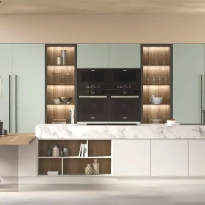 Cucina design con isola Joya 1 Artigianale a prezzo scontato