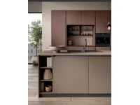 Cucina a PREZZI OUTLET in laminato materico Essebi -30%