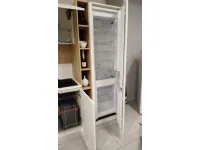 Cucina bianca design con penisola Time 1 Gentili group in Offerta Outlet