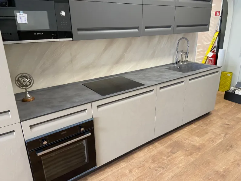 Cucina lineare design grigio Arredo3 Cucina linkare a soli 11667