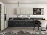 Cucina grigio design lineare Linea Colombini casa scontata