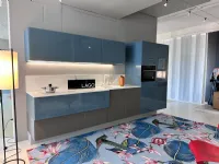 Cucina Lago design lineare altri colori in vetro 36e8